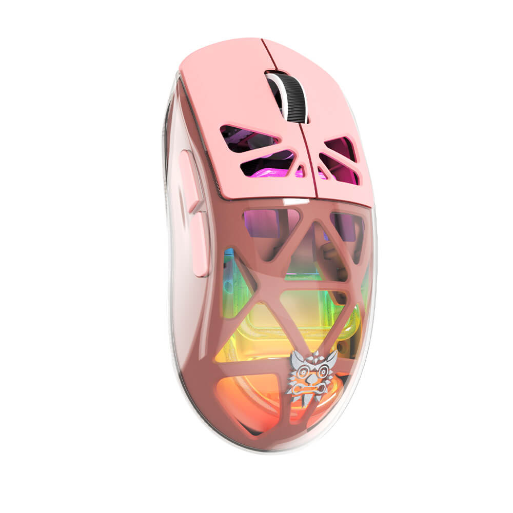 เมาส์เกมมิ่ง ONIKUMA CHOUKO เชื่อมต่อ 3 โหมด BLUETOOTH / USB-C / 2.4GHZ - สีชมพู_1